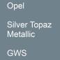 Preview: Opel, Silver Topaz Metallic, GWS.